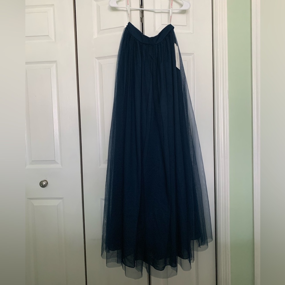 JJ’s Warehouse Navy Tulle Formal Skirt